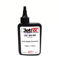 Jetfix 3455 UV Cam Yapıştırıcı Cam+Cam