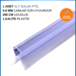 Duşakabin Kapı Altı Çift Yaprak Suluk Fitil 200 Cm Alt Suluk Fitil