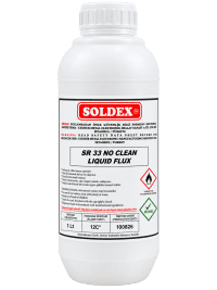 Soldex SR-33 No Clean Sıvı Flux 1 L – Temizlik Gerektirmeyen Lehim Suyu